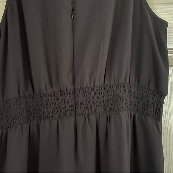 Ann Taylor black one piece pantsuit with defined waist. Worn once. - Picture 6 of 6
